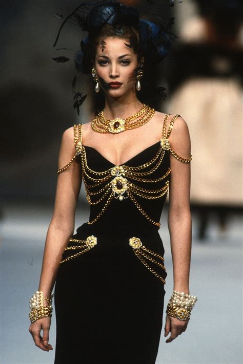 chanel 1980s runway|90s runway fashion Chanel.